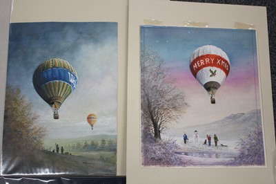 Lot 41 - Powell (Michael, 20th century). Aviation watercolours
