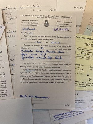 Lot 54 - Battle of Britain. Flight Lieutenant Maurice "Mark" Mounsdon, 56 Squadron