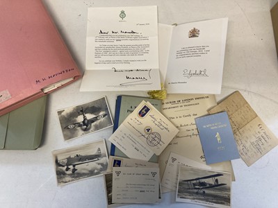 Lot 54 - Battle of Britain. Flight Lieutenant Maurice "Mark" Mounsdon, 56 Squadron