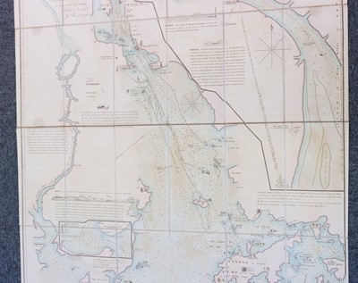 Lot 185 - Pearl River. Horsburgh (James)..., Chart of Choo Keang or Canton River..., 1841