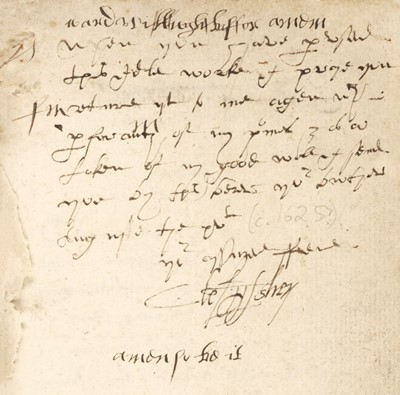 Lot 165 - Cheese Manuscript. A pamflyt compiled of Cheese, [?Warwickshire, England], c. 1580