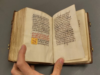 Lot 248 - Illuminated Book of Hours, on vellum, probably Northern France or Flanders, circa 1490-1500