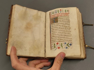 Lot 248 - Illuminated Book of Hours, on vellum, probably Northern France or Flanders, circa 1490-1500