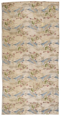 Lot 546 - Fabric. An 18th century metallic brocade panel, possibly French