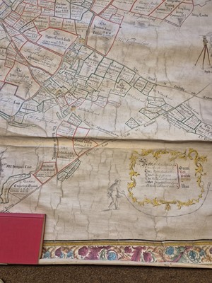 Lot 68 - Estate Plan. A Map of the Manor of Newnton in the County of Wilts..., 1748