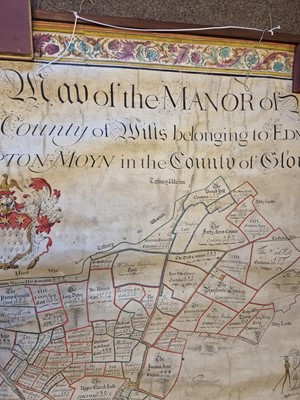Lot 68 - Estate Plan. A Map of the Manor of Newnton in the County of Wilts..., 1748