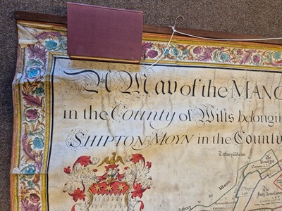 Lot 68 - Estate Plan. A Map of the Manor of Newnton in the County of Wilts..., 1748