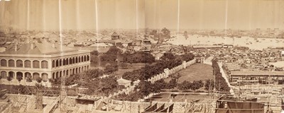 Lot 32 - Lai Fong (c. 1839-1890). Panorama of Canton, c. 1869, albumen print