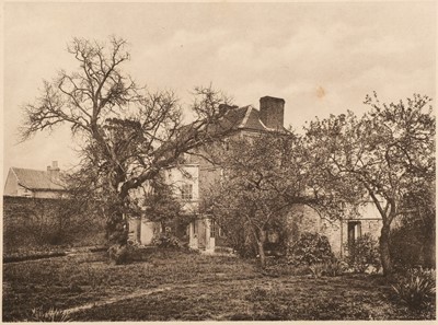 Lot 24 - Hogarth's House. A photogravure of Hogarth's house and garden, Chiswick, c. 1880