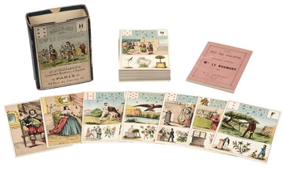 Lot 459 - French Fortune-Telling Cards. Grand Jeu de Société et Pratiques Secrètes de Mlle. Le Normand, 1900