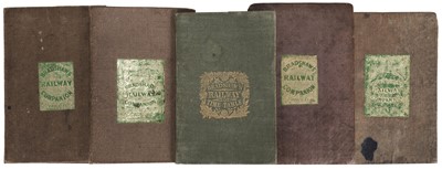 Lot 24 - Bradshaw (George). Bradshaw's Railway Companion, 4 volumes, 1839, 1841, 1843 & 1846