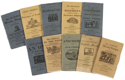 Lot 436 - Chapbooks. A collection of chapbooks, Banbury: J.G. Rusher, circa 1820, 10 chapbooks