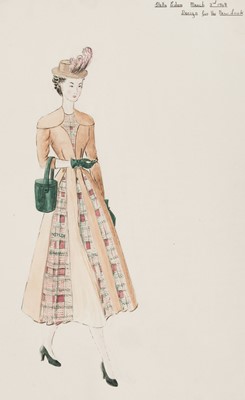 Lot 446 - Fashion Designs. A collection of designs for the New Look by Stella Eden, March 1947-October 1948