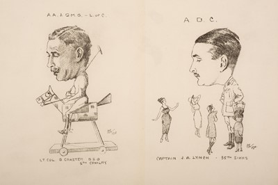 Lot 10 - Borrowman (Captain C. G.) Wazirforce 1919-1920. Fifty Five Sketches