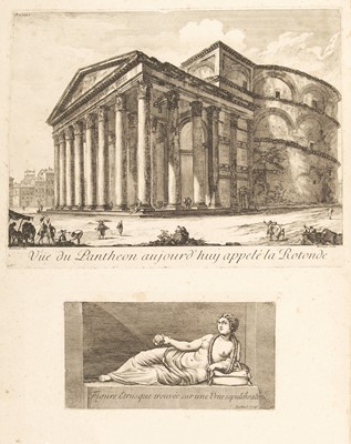 Lot 6 - Barbault (Jean). Les Plus Beaux Monuments de Rome Ancienne, 1st edition, Rome: Komarek, 1761