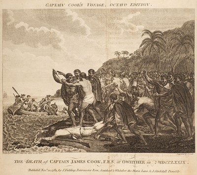 Lot 21 - Cook (James). A Voyage to the Pacific Ocean, 4 volumes, octavo abridged edition, 1784-85