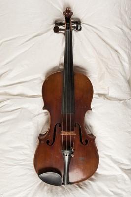 Lot 258 - Einstein’s Violin. A German violin formerly belonging to Albert Einstein, late 19th century