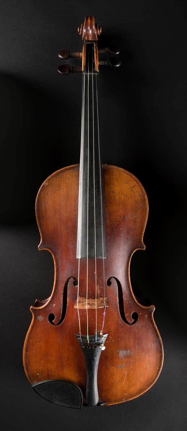 Lot 258 - Einstein’s Violin. A German violin formerly belonging to Albert Einstein, late 19th century