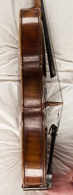 Lot 258 - Einstein’s Violin. A German violin formerly belonging to Albert Einstein, late 19th century