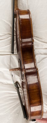Lot 258 - Einstein’s Violin. A German violin formerly belonging to Albert Einstein, late 19th century