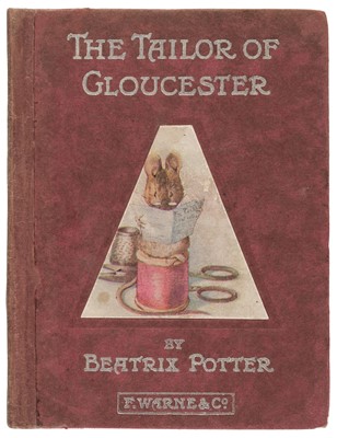 Lot 44 - Potter (Beatrix). The Tailor of Gloucester, circa 1908, inscribed by Beatrix Potter