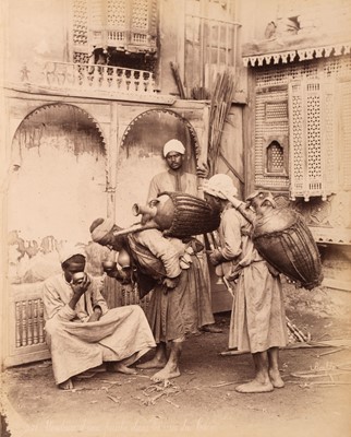 Lot 16 - Egypt. An album containing 21 mounted albumen print photographs