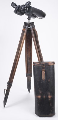 Lot 19 - Turret Binoculars. A rare pair of Carl Zeiss 'Starmorbi' turret binoculars, No 1441