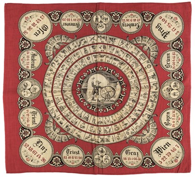Lot 463 - Handkerchief Game. A table game, circa 1840
