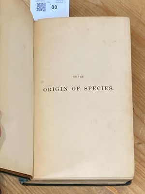 Lot 80 - Darwin (Charles). On the Origin of Species, 2nd edition, 2nd issue, 1860