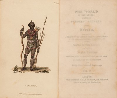 Lot 34 - Shoberl (Frederic). The World in Miniature..., Africa..., (volume 2, 3 & 4 only), circa 1820