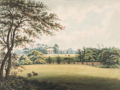 Lot 40 - Hollins (Thomas, active late 18th/early 19th century). Four Views of Moseley Hall, 1795