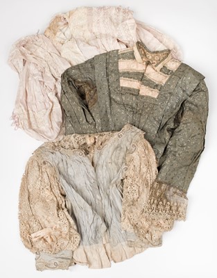 Lot 422 - Clothing. A collection of Victorian and Edwardian ladies' clothing