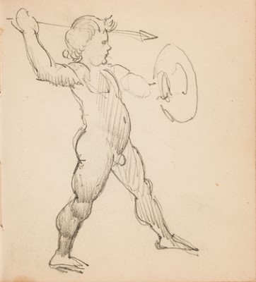 Lot 165 - De Morgan (William, 1839-1917). A small sketchbook of drawings