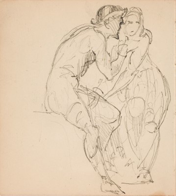 Lot 165 - De Morgan (William, 1839-1917). A small sketchbook of drawings