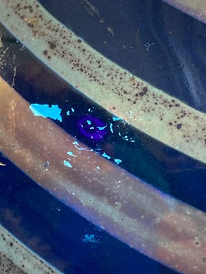 Lot 534 - De Morgan (William, 1839-1917). A late Fulham period Sunset and Moonlight Suite triple-lustre dish