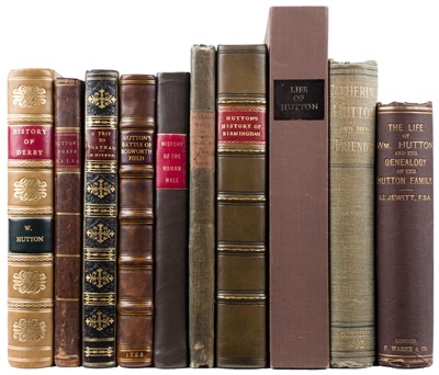 Lot 19 - Hutton (William). The History of Derby, 1791