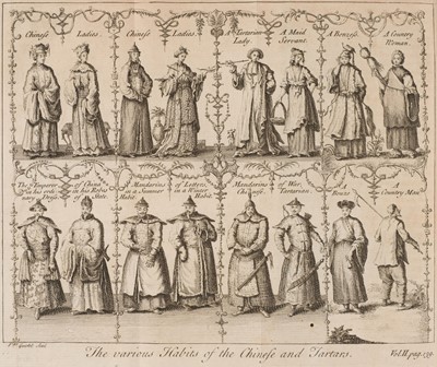 Lot 24 - Du Halde (Jean-Baptiste). The General History of China, 4 vols, 1st ed, 1736