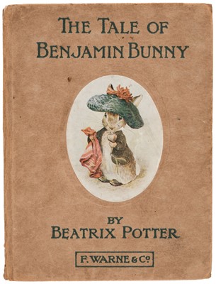 Lot 24 - Potter (Beatrix). The Tale of Benjamin Bunny, 1st edition, 1904, inscribed by the author