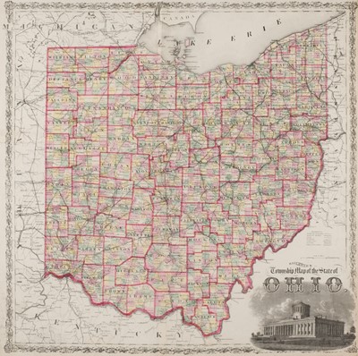 Lot 33 - Lake (C.E.). Atlas of Cuyahoga County, Ohio..., 1874
