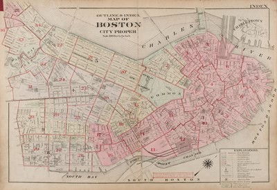 Lot 15 - Bromley & Co. (publishers). Atlas of the City of Boston..., Philadelphia: 1928