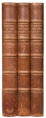 Lot 8 - Clutterbuck (Robert). The History and Antiquities of the County of Hertford, 3 vols., 1815-27