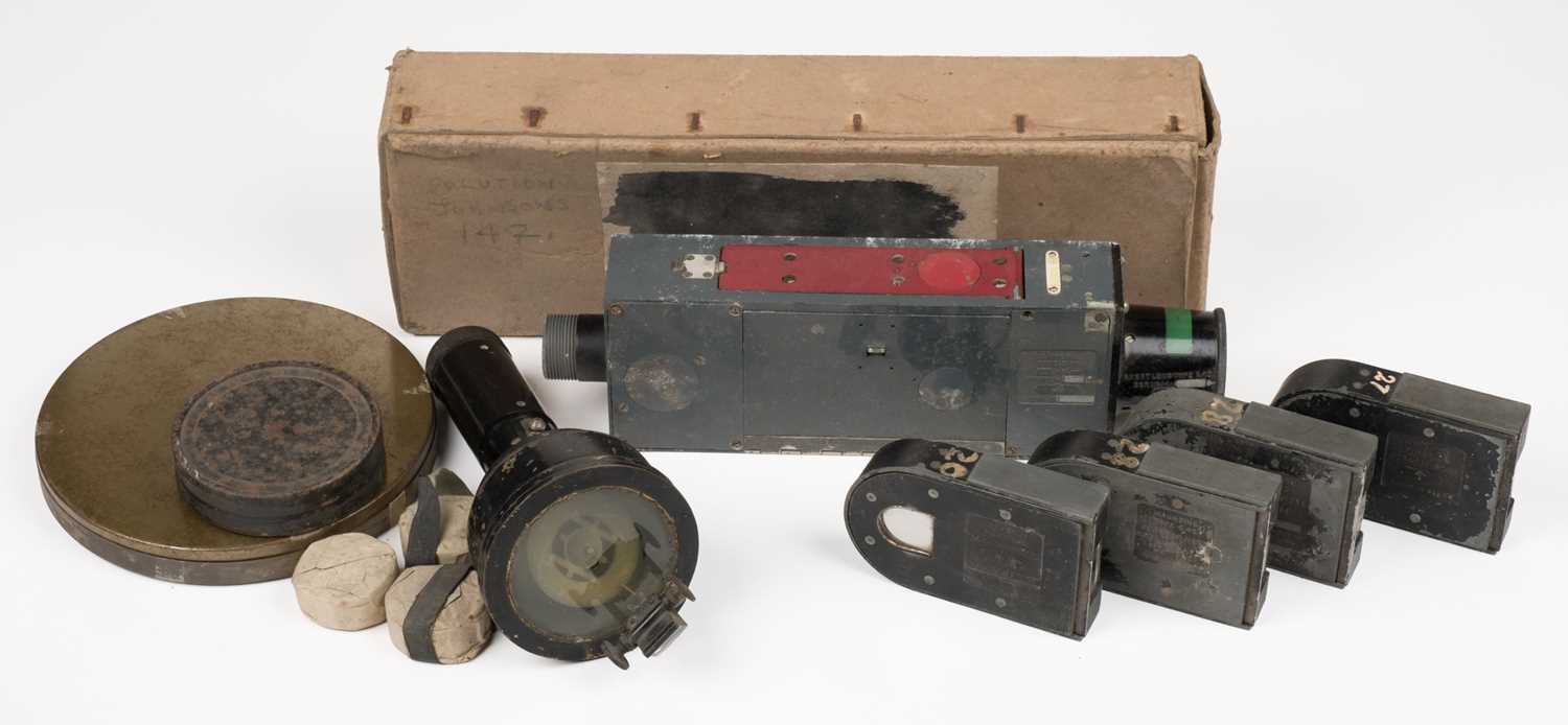 96 - RAF gun camera. A WWII RAF Type G.45 gun camera, as used in the Spitfire and Hurricane