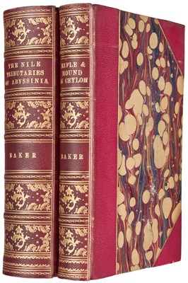 Lot 6 - Baker (Samuel). The Rifle and the Hound in Ceylon, 1854.., and one other