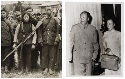 Lot 32 - China. A group of 15 gelatin silver print press photographs of Mao-era China, circa 1940s/1970s