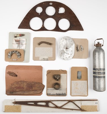 Lot 48 - Aircraft relics. The Christopher Elliott aircraft relic collection