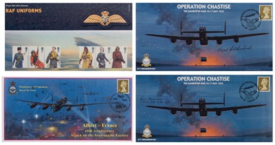 Lot 22 - Dambusters. A large collection of signed aviation FDCs (approximately 400), mostly 617 Squadron