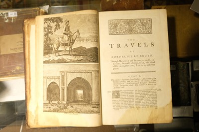 Lot 15 - Le Bruyn (Cornelius). Travels into Muscovy, 2 volumes, 1st edition in English, 1737