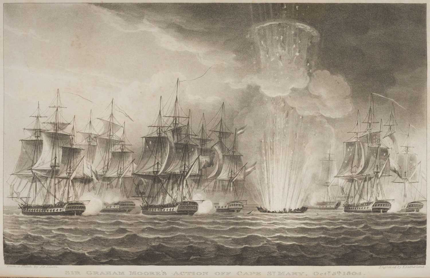 Lot 21 - Ralfe (James). The Naval Chronology of Great Britain, 3 vols., 1820