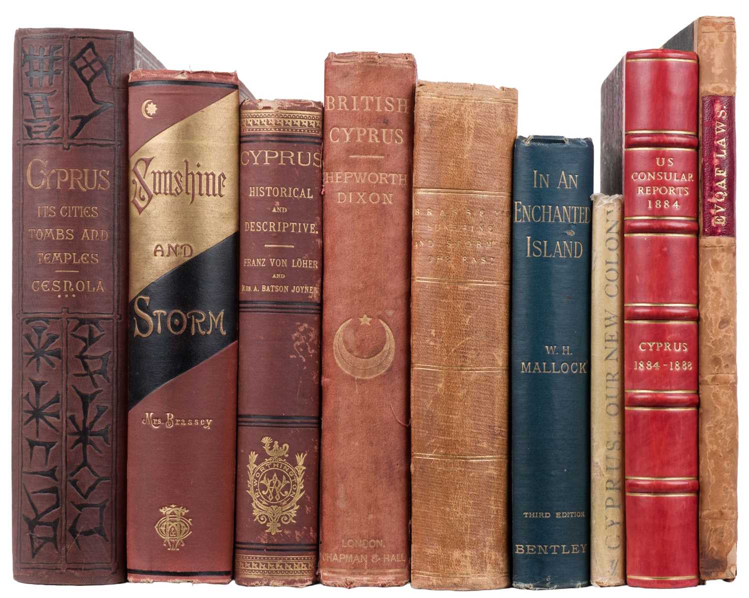 Lot 4 - Cesnola (Louis Palma di). Cyprus: its ancient cities, tombs and temples, 1st US edition, 1878