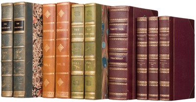 Lot 378 - Thackeray (William Makepeace). Vanity Fair, 1st edition, 1848..., and others
